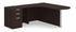 Classic Series Laminate Bullet Desk with Corner Extension