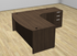 Classic Series Bow Front Radial L Desk
