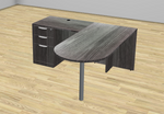 Bullet Top L-Desk