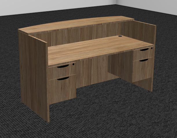 Classic Laminate Reception Desk