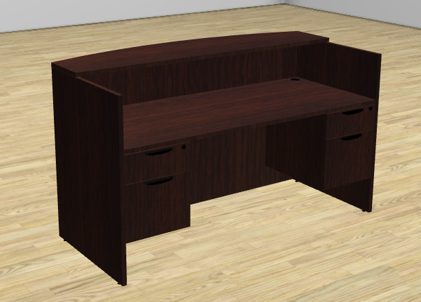 Classic Laminate Reception Desk