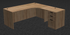 Radial L Desk with File