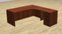 Radial L Desk with File