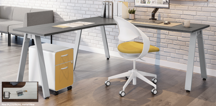 Rectangular Melamine Laminate Tabletop