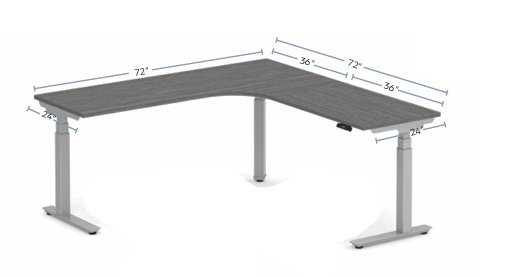 Rectangular Melamine Laminate Tabletop