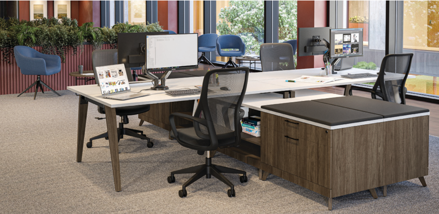 Rectangular Melamine Laminate Tabletop