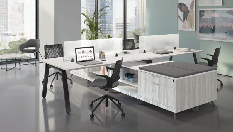 Rectangular Melamine Laminate Tabletop