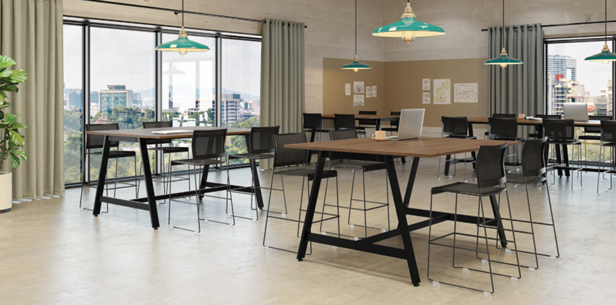 Rectangular Melamine Laminate Tabletop