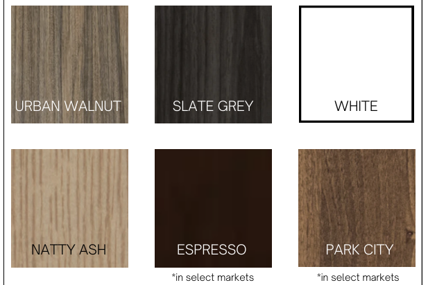 US Discount Office Furniture cubicle laminate finish swatches, Systems In-Stock Herman Miller AO2 alternative