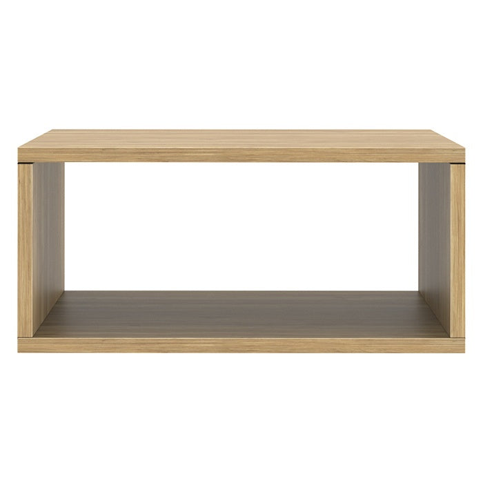Cube Coffee Table with Silver Base