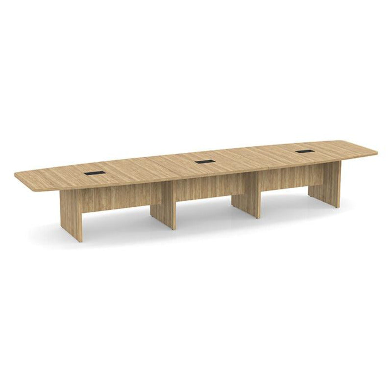 Classic Series Boat-Shaped Conference Table