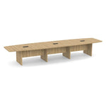Classic Series Boat-Shaped Conference Table