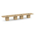 Boat-Shaped Cube Base Conference Table