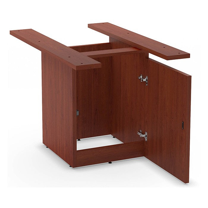 Square Top Cube Base Conference Table