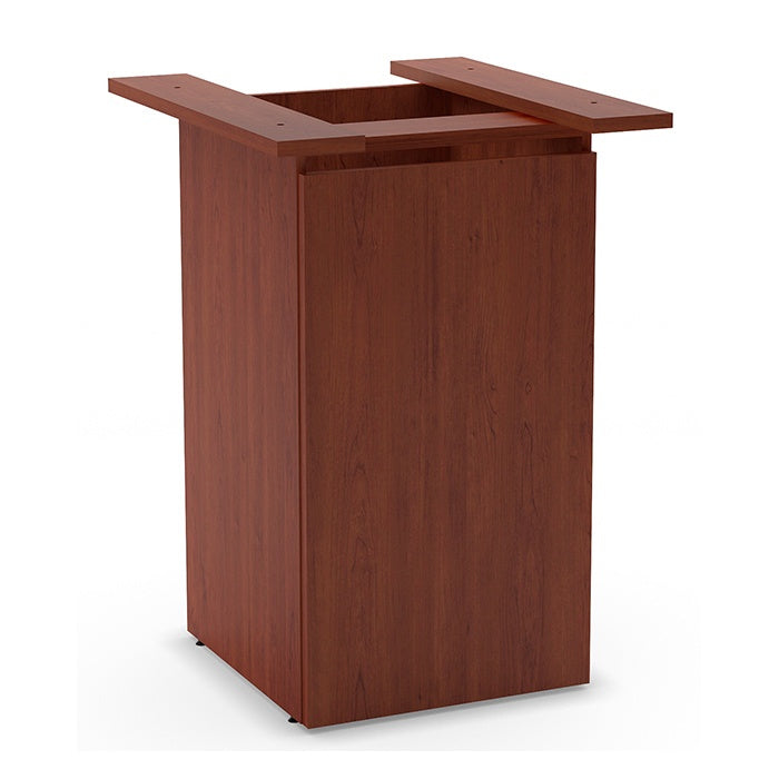 Cafe Height Square Top Cube Base Conference Table