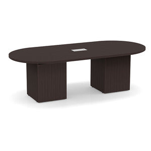 Racetrack Cube Base Conference Table