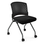 Agenda Armless Nesting Chair Black