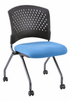 Agenda Armless Nesting Chair Sky Blue