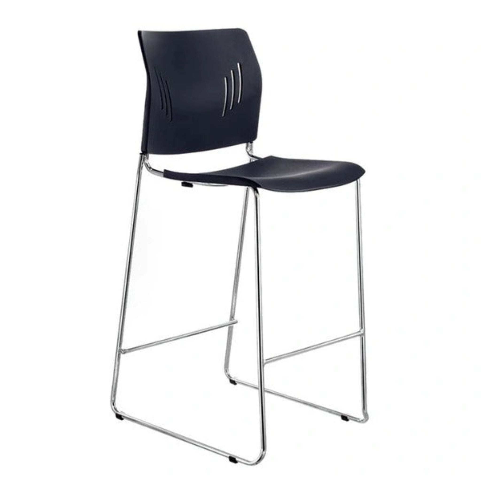 Agenda Plus Cafe Height Chair Black