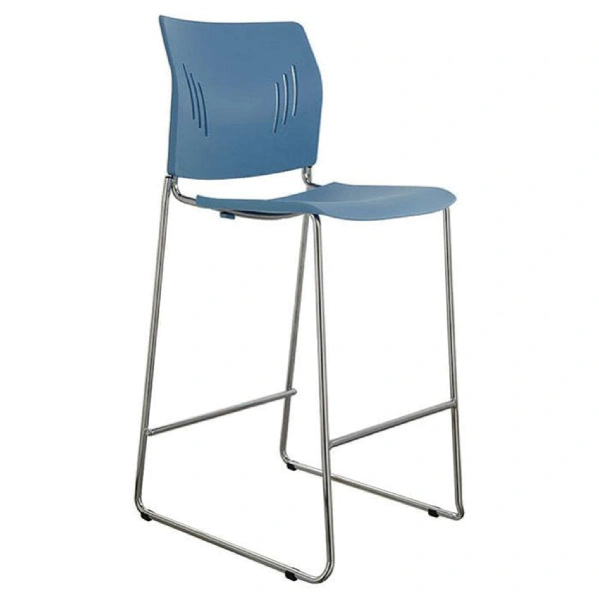 Agenda Plus Cafe Height Chair Blue