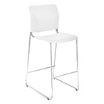 Agenda Plus Cafe Height Chair White