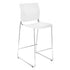 Agenda Plus Cafe Height Chair White