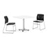 Agenda Plus Stacking Chair Black