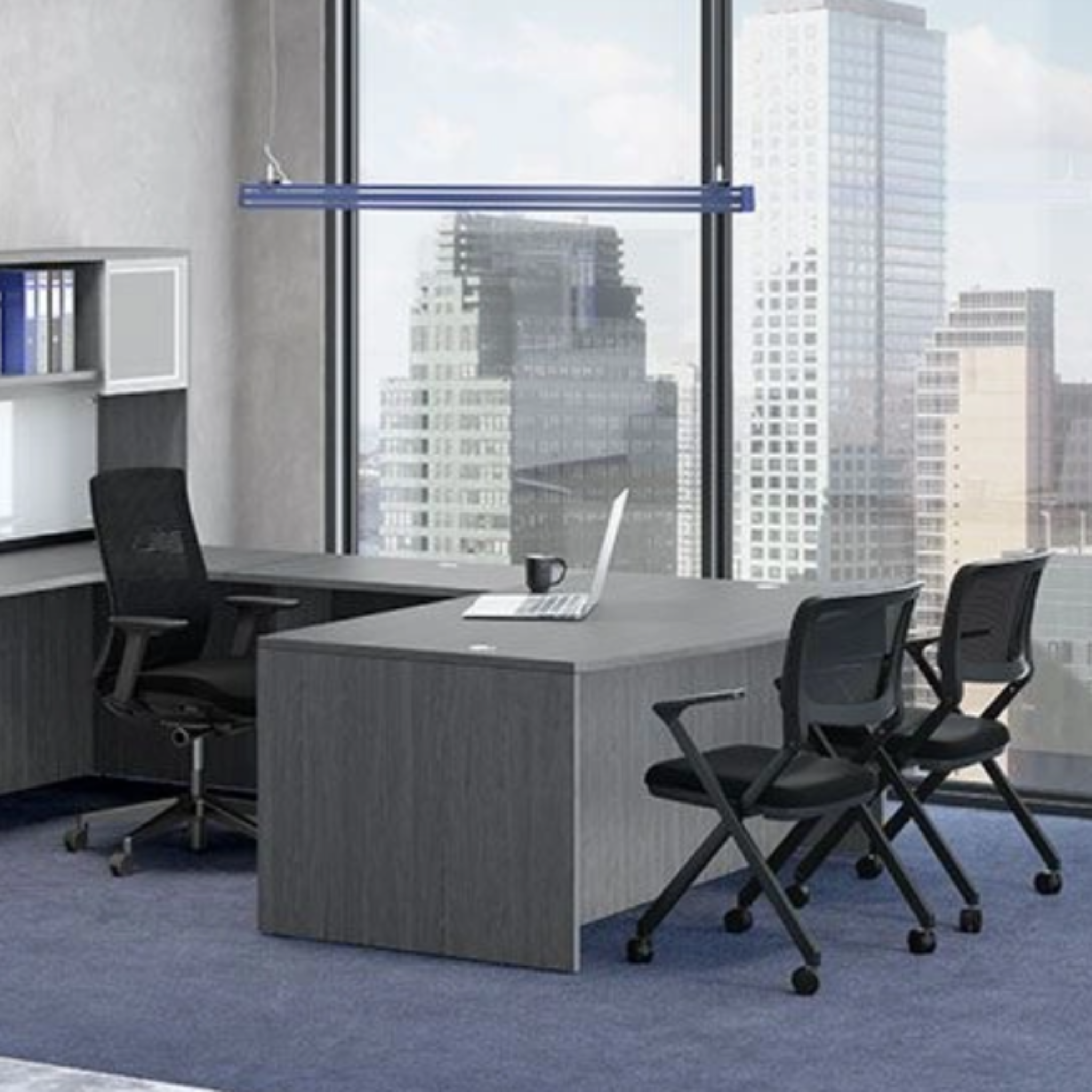 Alan Nesting Guest Chair with Arms