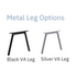 Arena Conference Table Metal Legs