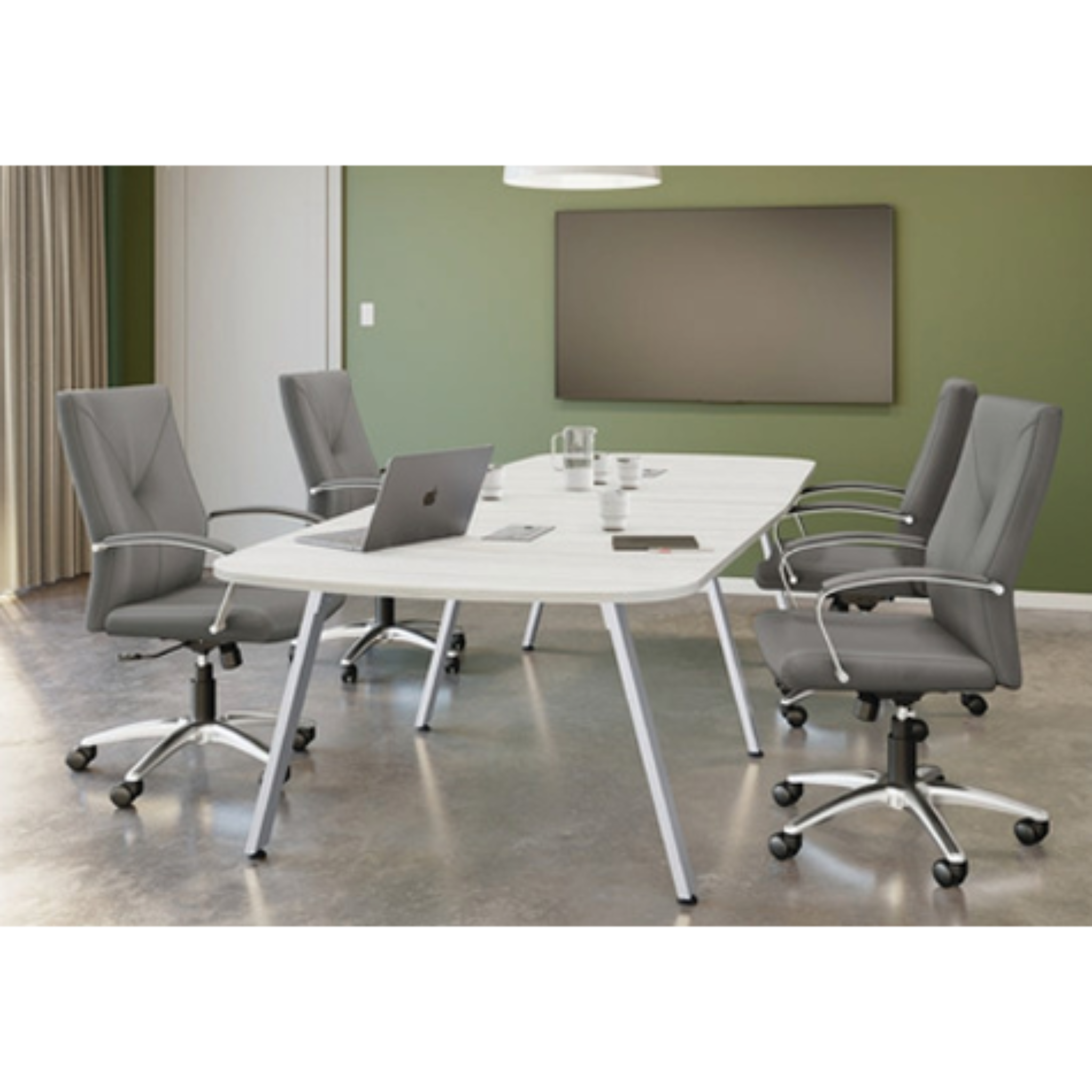 Arena Conference Table Silver