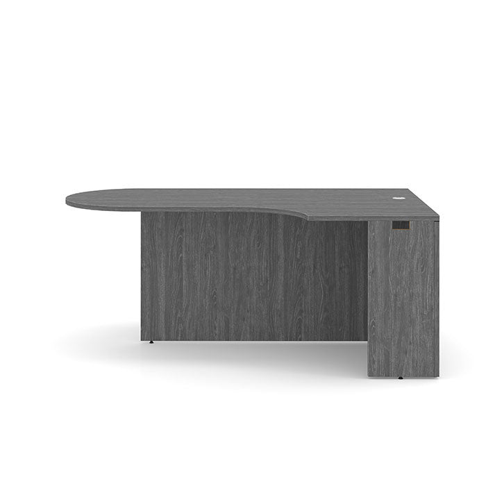 Classic Series Laminate Bullet Desk with Corner Extension