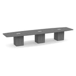 Boat-Shaped Cube Base Conference Table