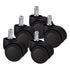 5 Piece Replacement Chair Caster Set