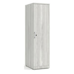 Slim Storage Cabinet with Glass Door