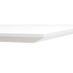Beveled Edge Rectangular Tabletop White