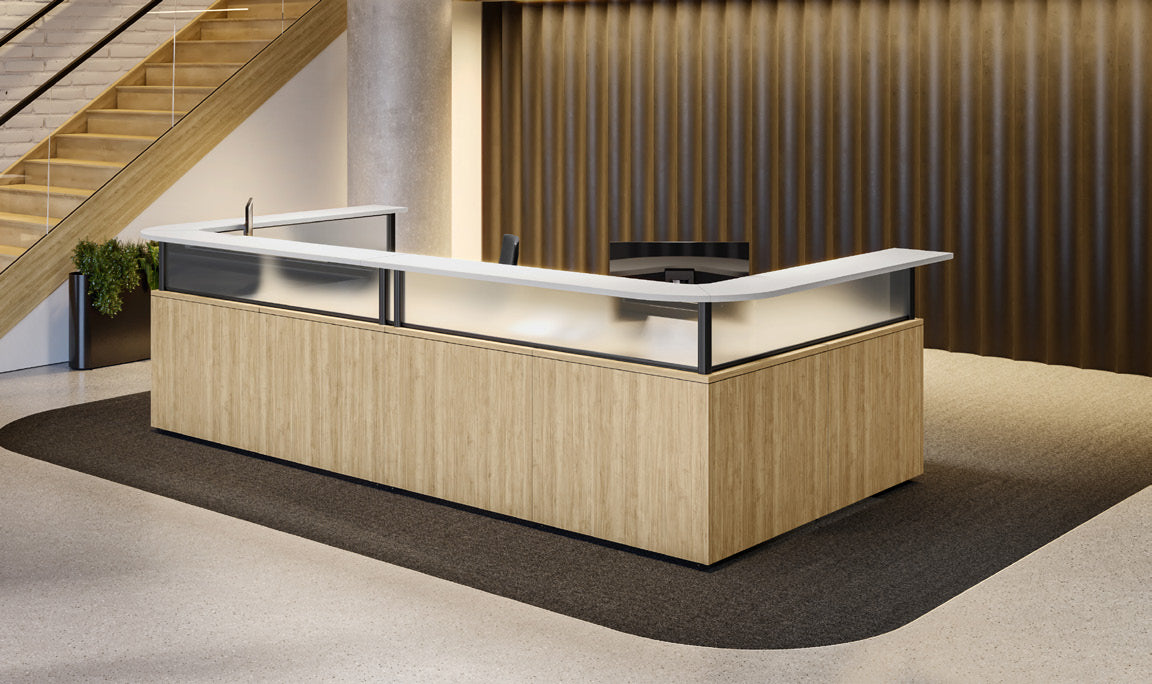 Borders Series 2-Station Reception Desk