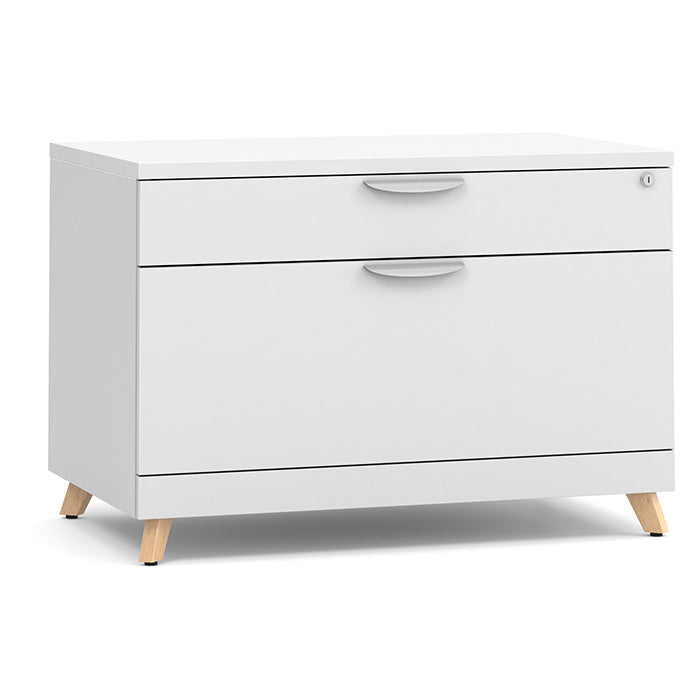 Elements Series Laminate 2-Drawer Storage Cabinet