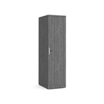 Slim Storage Cabinet with Glass Door
