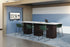 Cafe Height Square Top Cube Base Conference Table