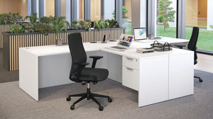 Classic Series 2-Person L-Shape Workstation