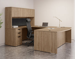 Classic Series Bowfront U-Shape Desk
