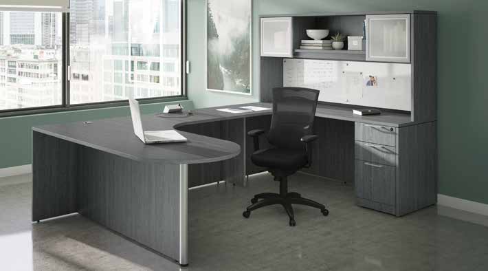 Classic Series Bullet U-Shape Desk