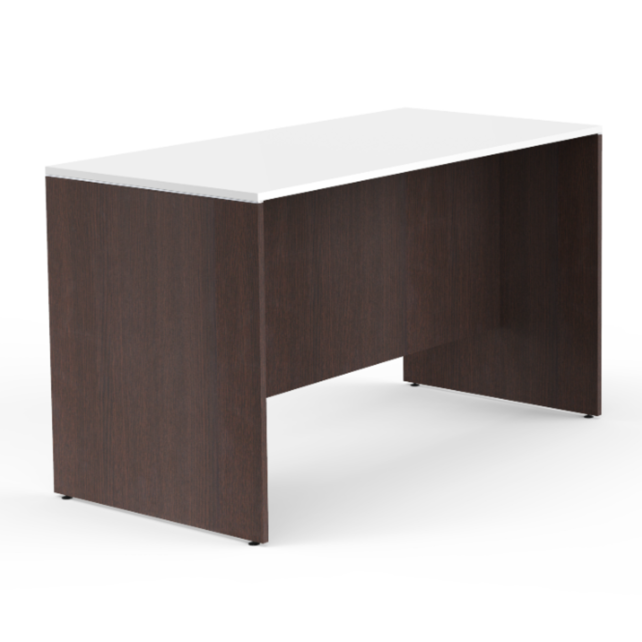 Classic Series High Top Collaboration Table White Espresso