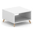 Cube Coffee Table White Natural