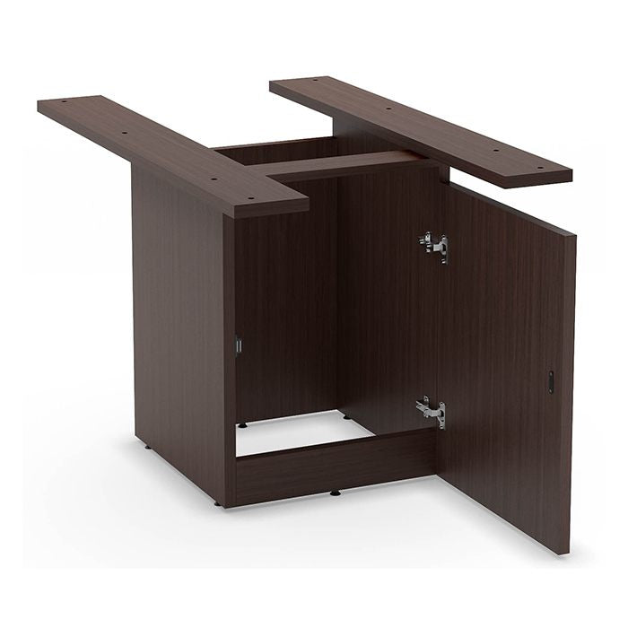 Square Top Cube Base Conference Table