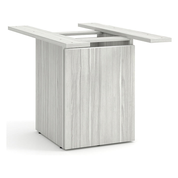 Square Top Cube Base Conference Table