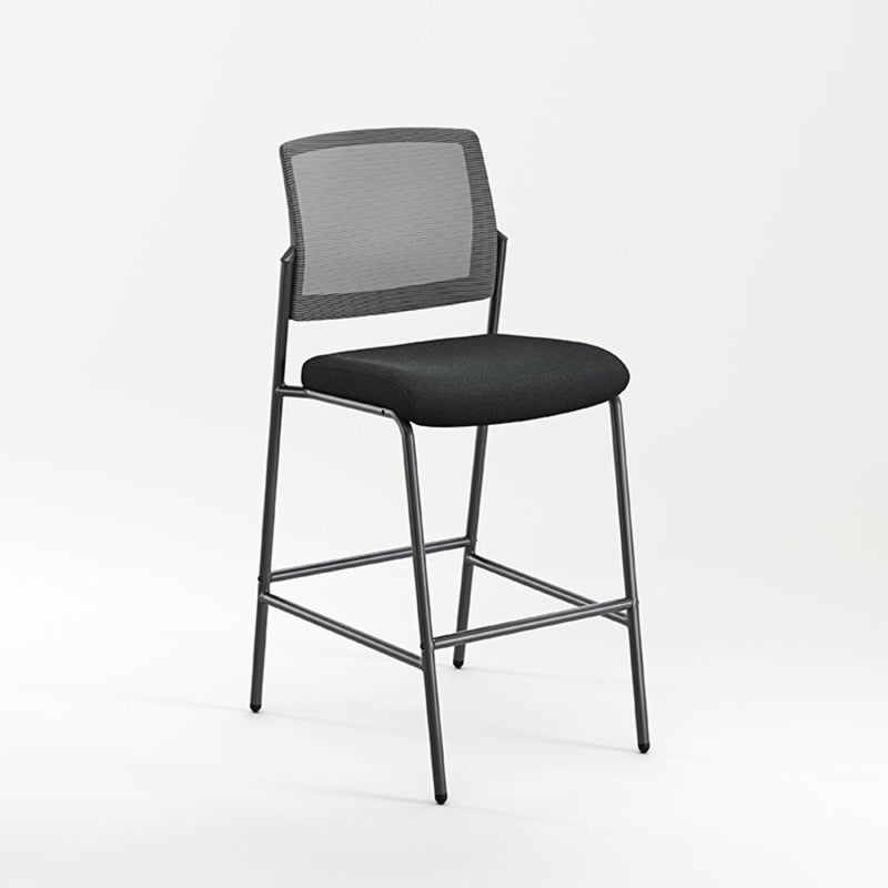 Daisy Stool, charcoal, angled