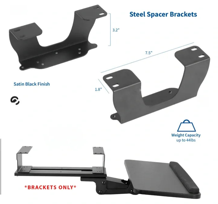 Articulating Keyboard Tray HAT Bracket