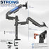 Clamp-On Pneumatic Monitor Arm