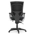 Drone Executive High-Back Chair - Charcoal Fabric, rear view